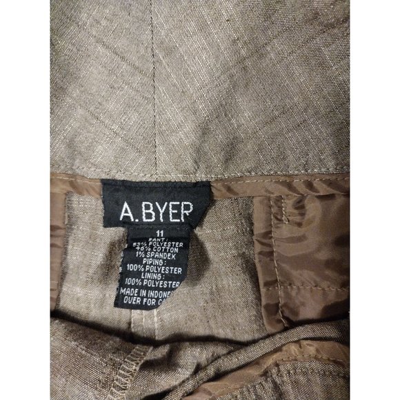 A. Byer brown wide leg size 11 pants juniors - Picture 4 of 7